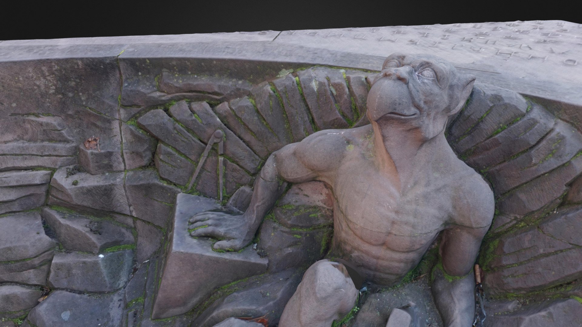 Cathedral Builders Statue - 3D model by crlnvl [1c1c1bd] - Sketchfab