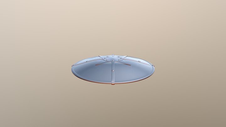 Shield no texture 3D Model
