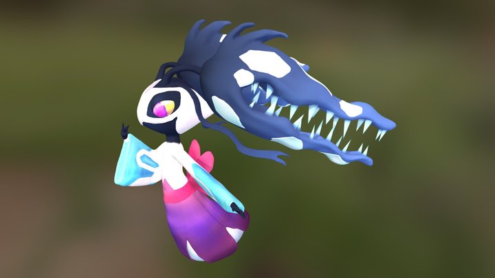 pokemfusion mega mawile and froslass 3D Model