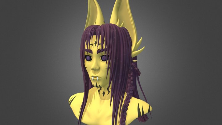 3D Sculpt Kinsei | MONZONIIA OC 3D Model