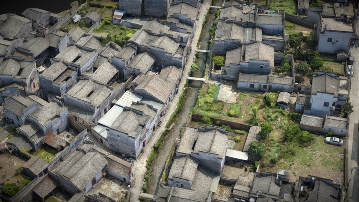 Residential buildings, ancient villages – Gratis 3D-model STL