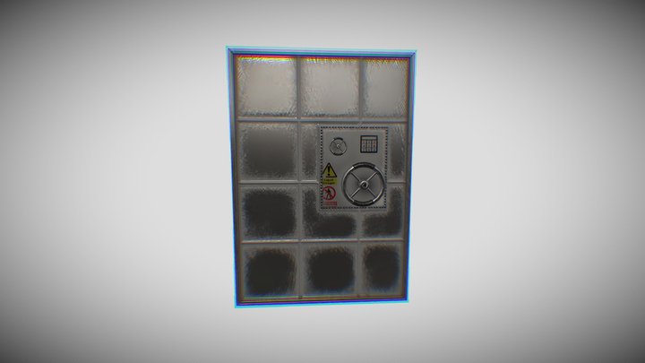 vault-door-low-poly-textured 3D Model
