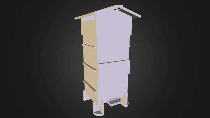 Os Warre Hive.3ds 3D Model