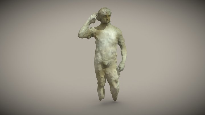 Victorious Athlete pre-conservation, 1964 3D Model