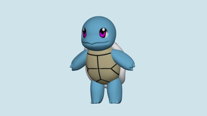 Squirtle 3D Model