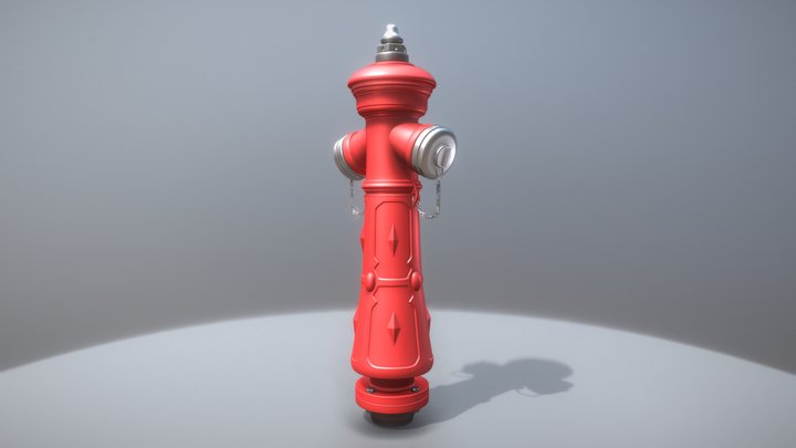 Fire Hydrant VAG NOVA 1885 (High-Poly Version) 3D Model