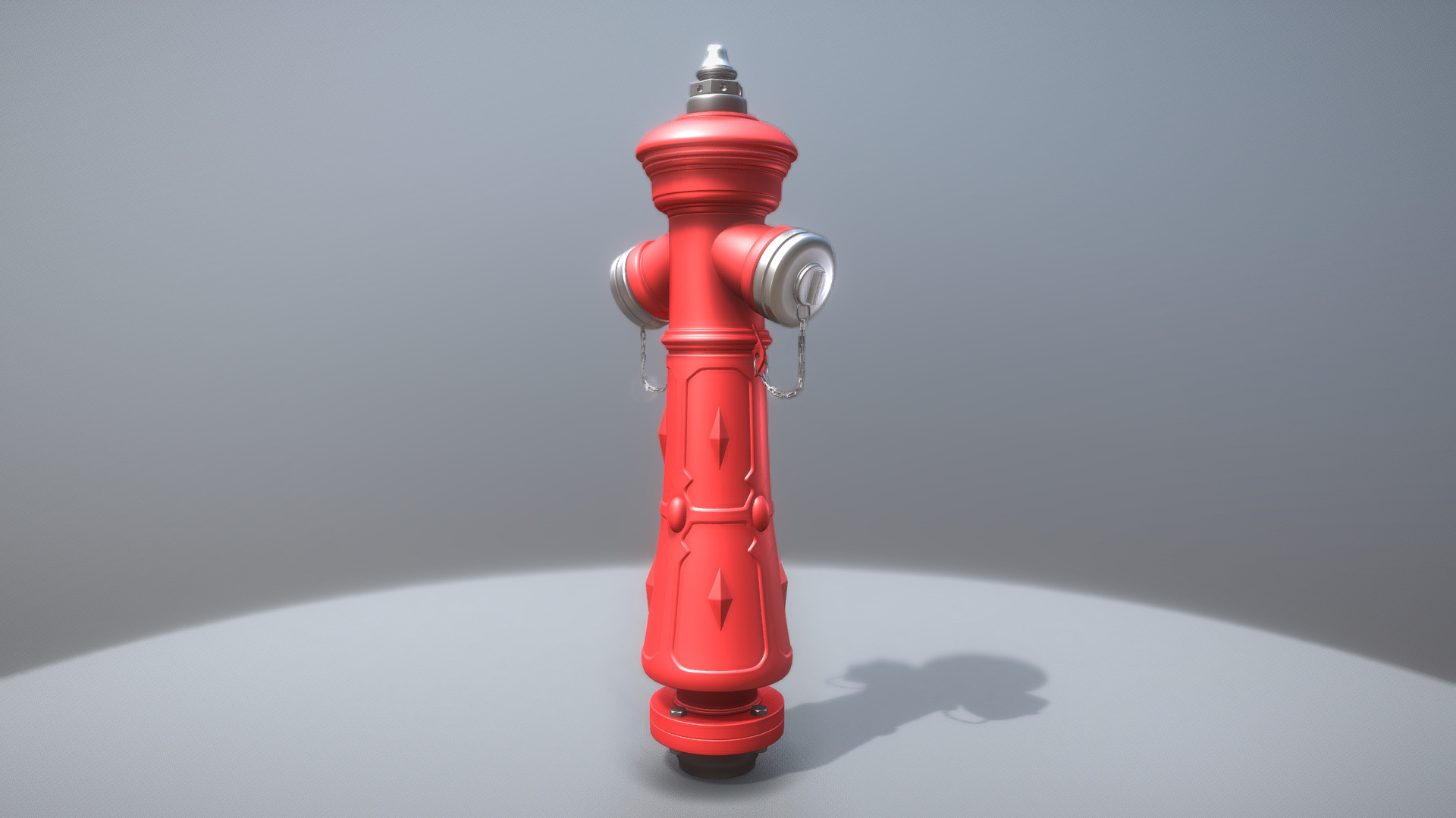 3D model Fire Hydrant VAG NOVA 1885 (High-Poly Version) - This is a 3D model of the Fire Hydrant VAG NOVA 1885 (High-Poly Version). The 3D model is about a red fire hydrant.