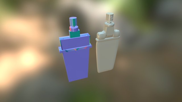 Both Perfume Bottles 2 3D Model
