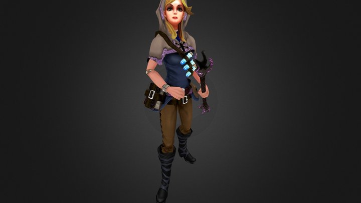 Lux Ladrona de Hechizos 3D Model
