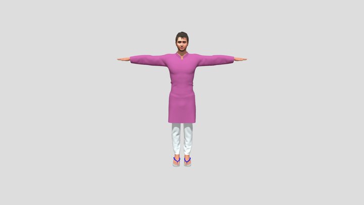 indian man 3D Model