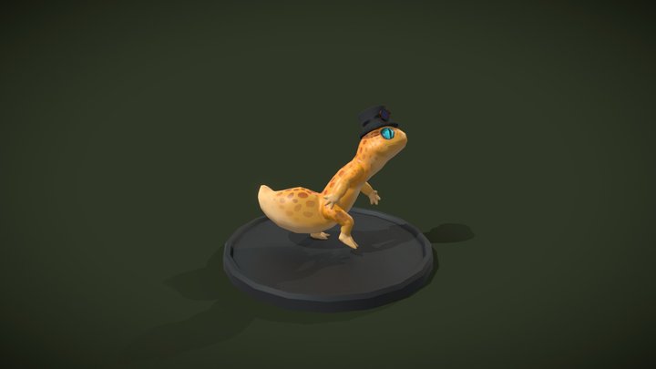 Final Gecko 3D Model