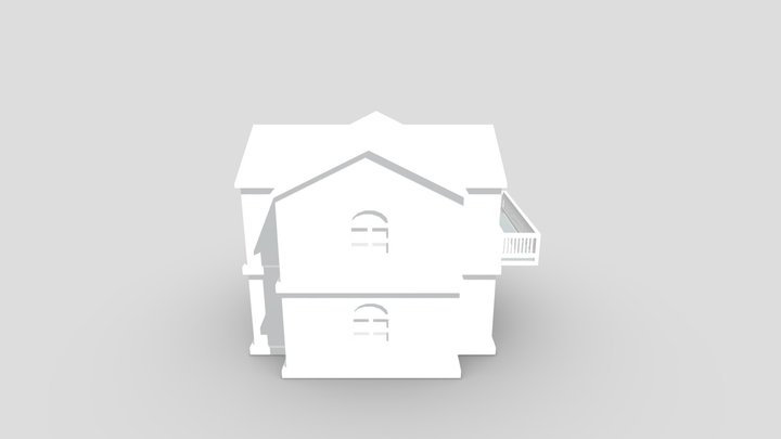 Simple 3d House 3D Model