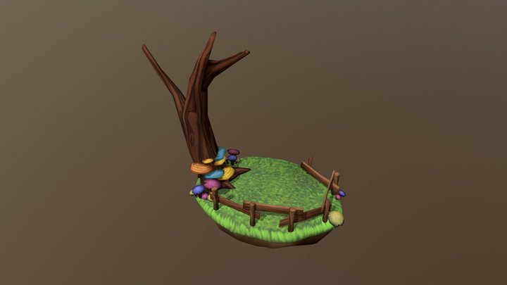 Diorama - little secret place 3D Model