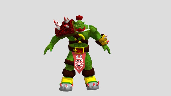 Orc Texturing Assignment 3D Model