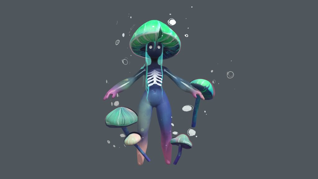 Mycena A-posed