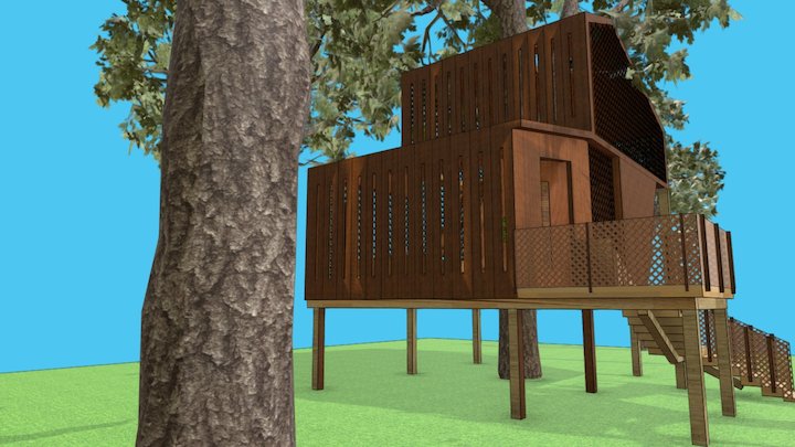 Tree House Final 3D Model