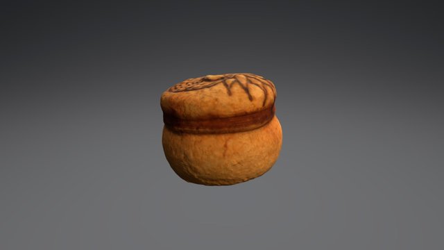 Cajita de piel de naranja mejorada 3D Model