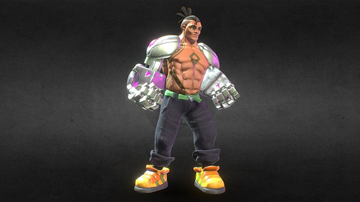 Floyd Iraia (Streets of Rage 4) 3D Model