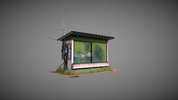 ELECTRICAL SHED 3D Model