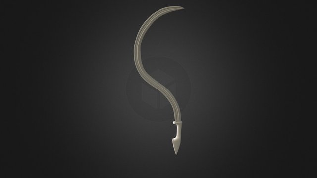 Armenian Yataghan Sword W.I.P 3D Model