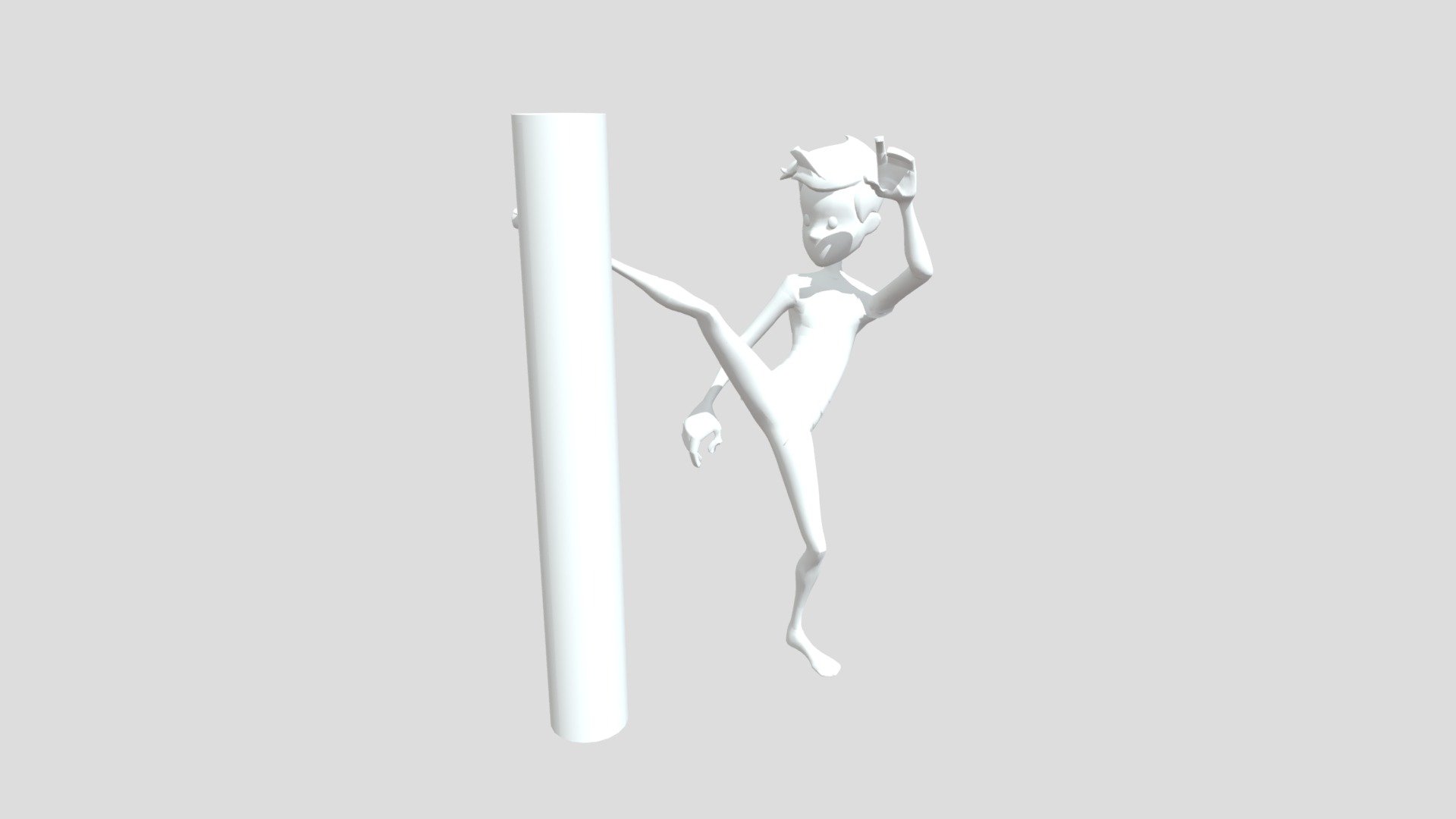 Highkick Gesture Pose with Stewert