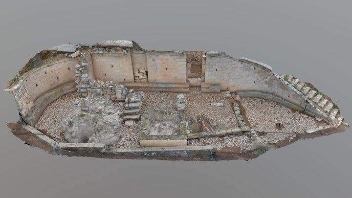 Sector Pozos Cerro Santa Bárbara (Tudela) 3D Model