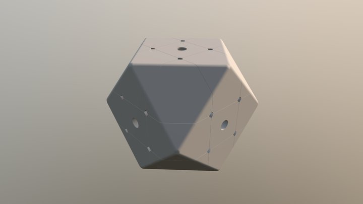 Tetrahedron 3x3 3D Model