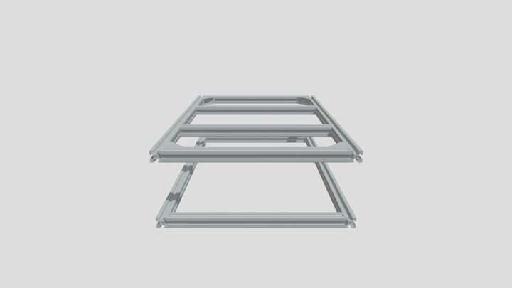 Robot Chassis V8 3D Model