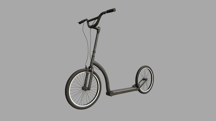 Kick Scooter 3D Model
