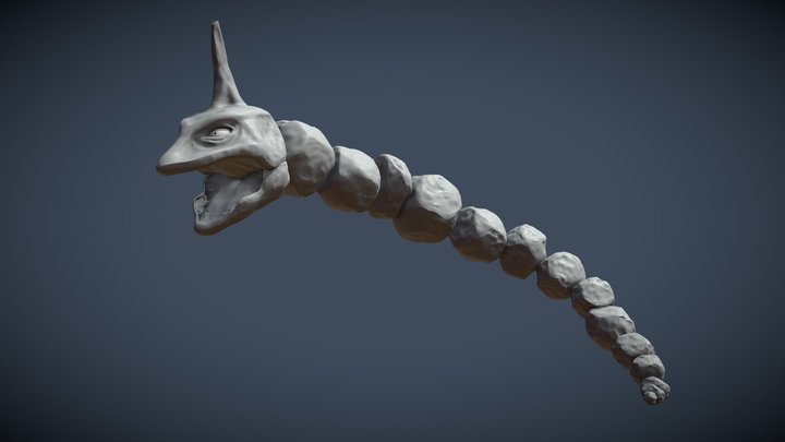 onix pokemon 3D model 3D printable