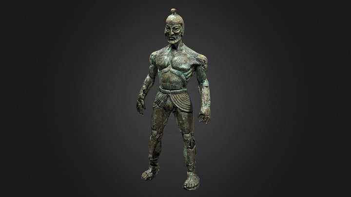 Talos Bronze Statue -  Jason and the Argonauts 3D Model
