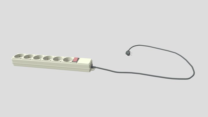 Power socket 3D Model