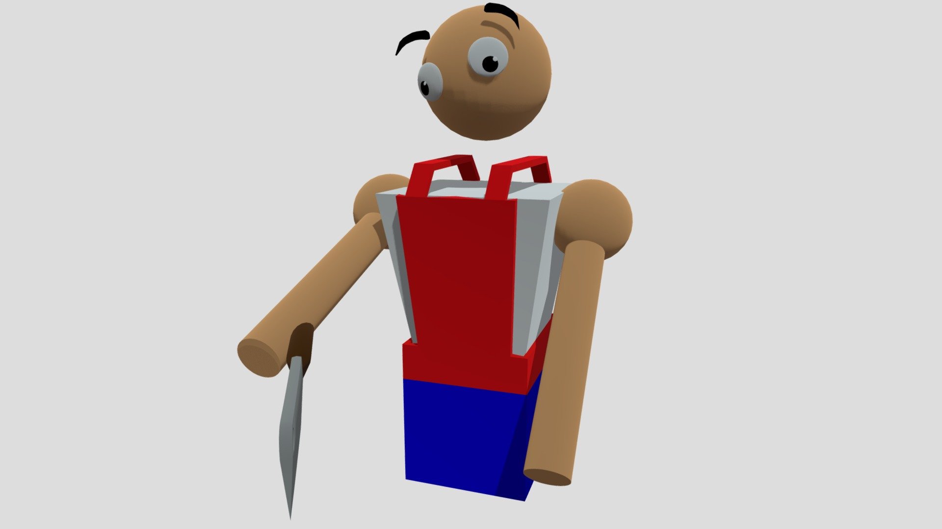 Meat Man - Download Free 3D model by Gavin Bou - Official (@GavinBou)  [1c2b1d4]