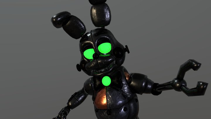 Scrap Metal Toy Bonnie 3D Model