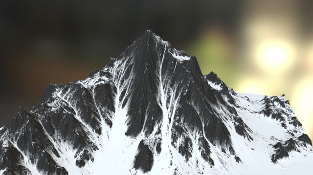 Mountain Peak 3D Model
