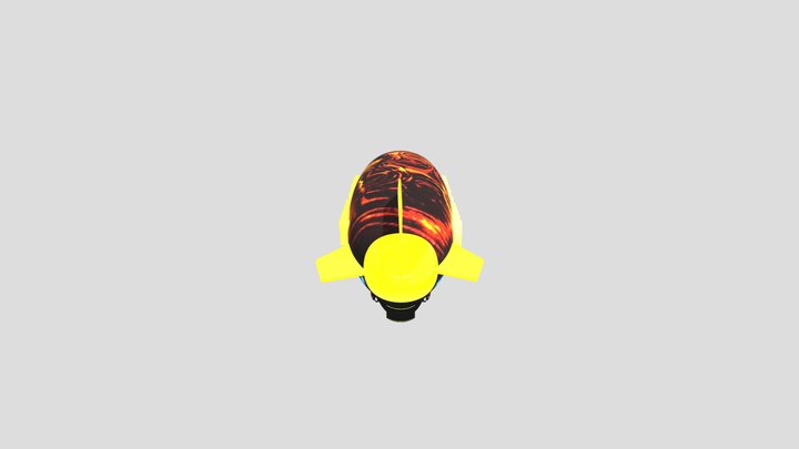 Hellsky Metaverse Promotional Blimp 3D Model