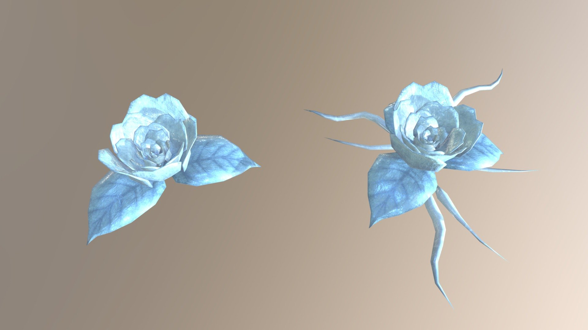 Vrchat想定 青い薔薇モデル しぐにゃもbooth Booth