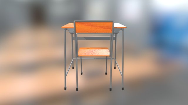 Desk 3D Model