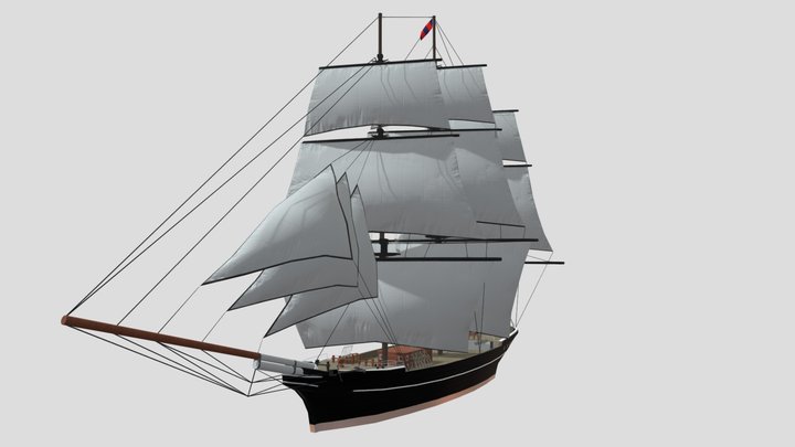 City of Adelaide Ship 3D Model