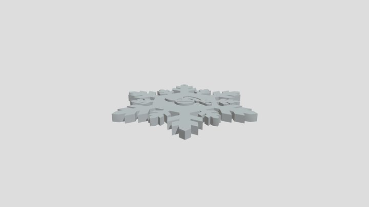 Snowflake Deadmau5 Christmas 3D Model