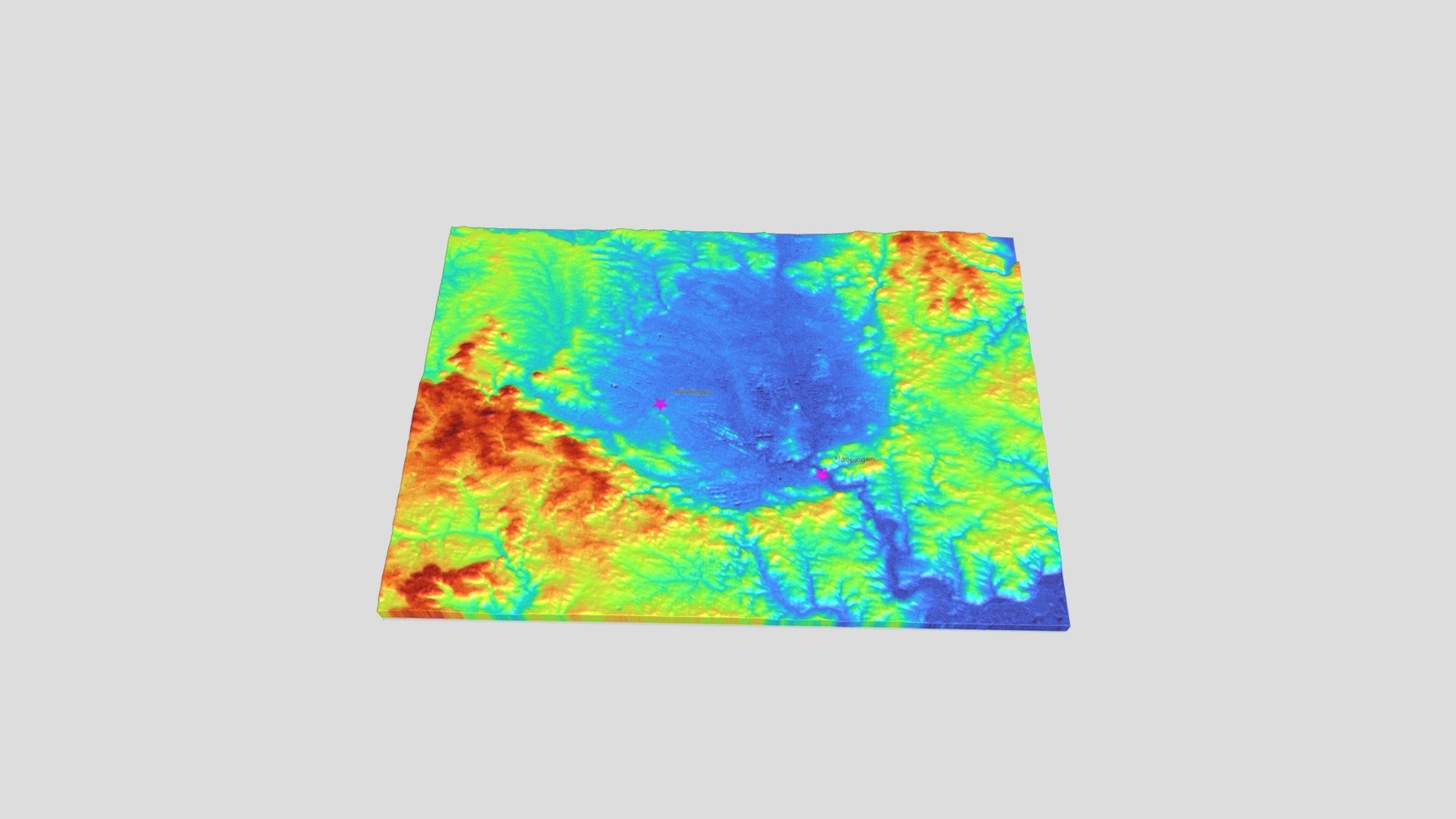 Nördlinger Ries Crater Model - Download Free 3D model by drakkarrudy228 ...