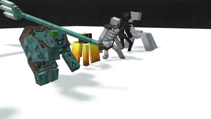 Minecraft Mutant Mob v1.1 3D Model