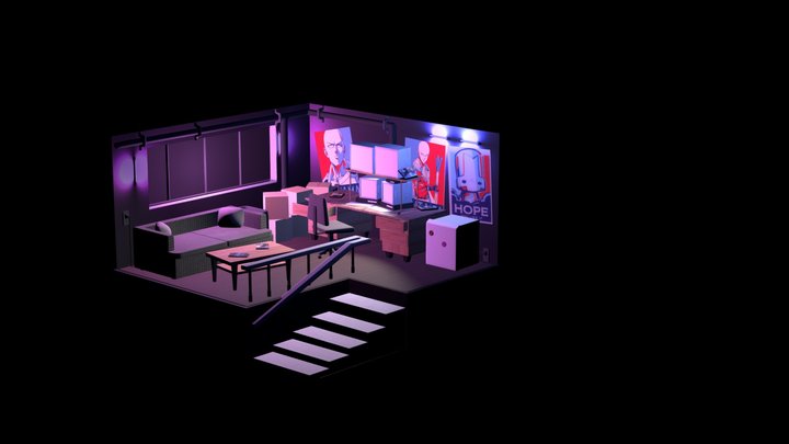 Diorama Final 3D Model