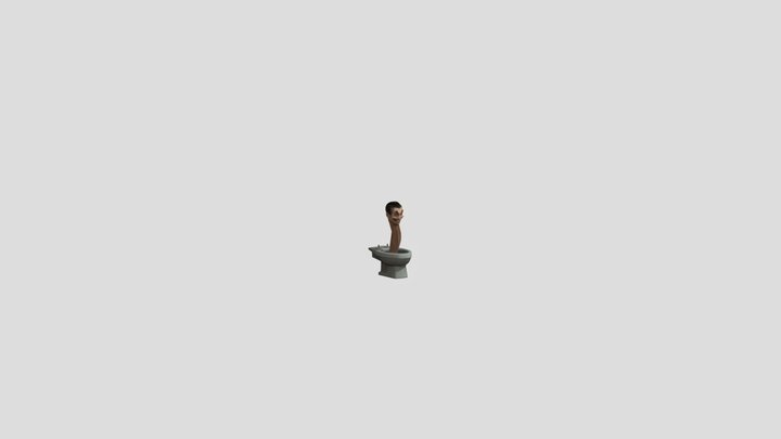 skibidi-toilet-long-neck 3D Model