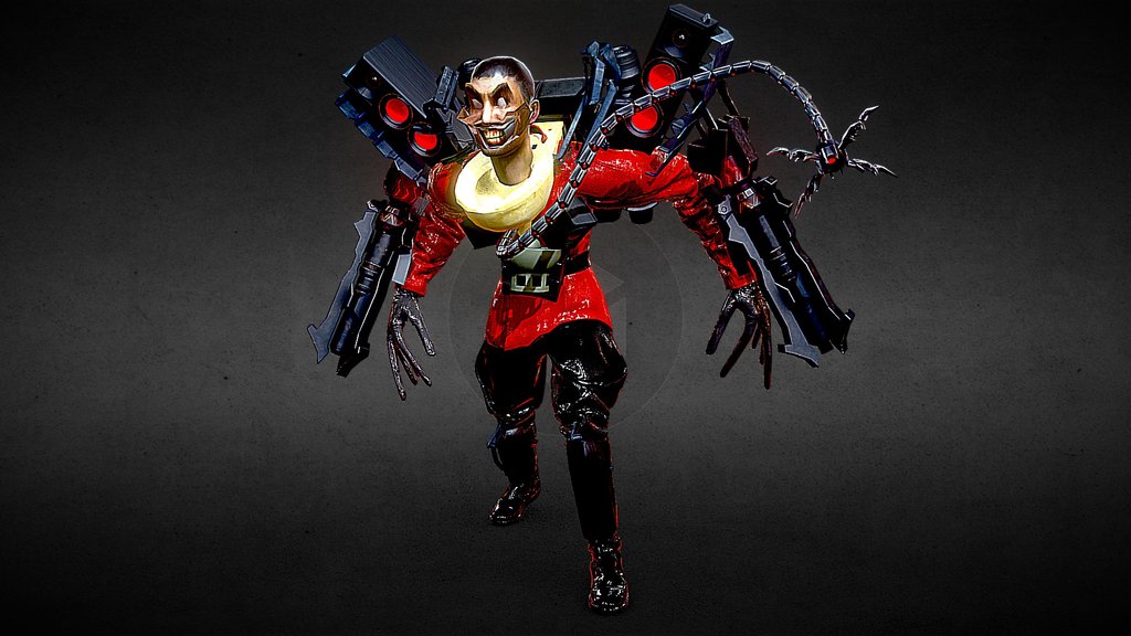 Mutated titan speakerman