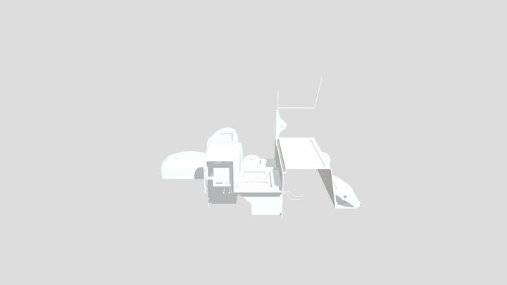 Cabinet Assembly - RH 3D Model