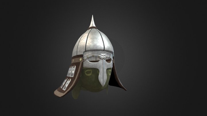 Tenosian Helmet 3D Model