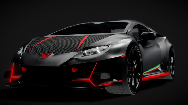 [FREE] Lamborghini Huracan EVO - Italian Demon 3D Model