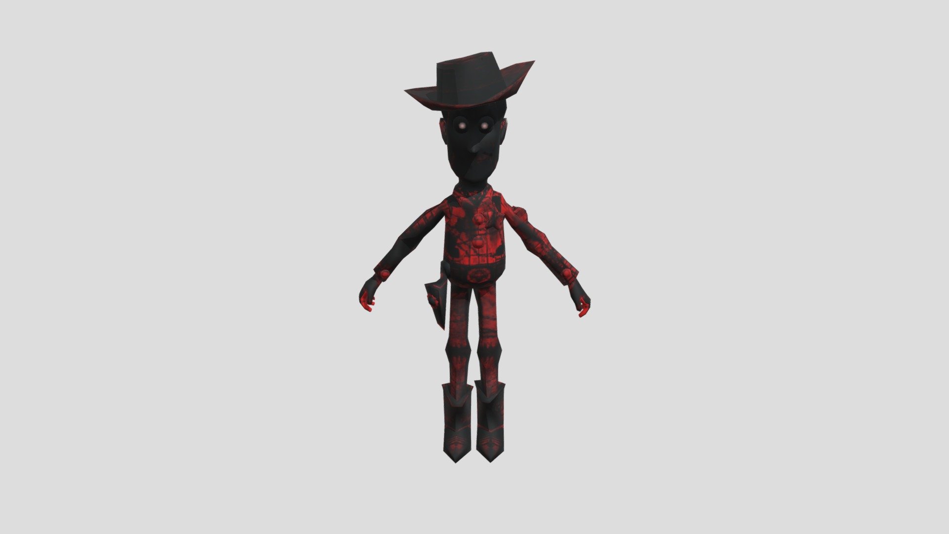 Corrupted Woody Gore(slender Fortress 2) - Download Free 3d Model By 