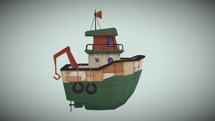 boat 3D Model